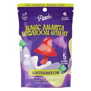 Purple Amanita Mushroom Gummies- Watermelon